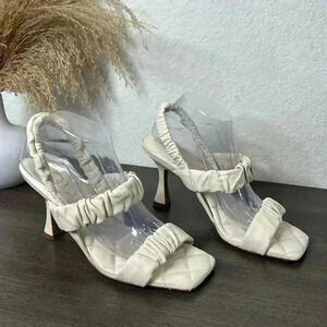 Sam Edelman Womens Marlene Leather Slip On Slingback Sandals Womens Size 10.5